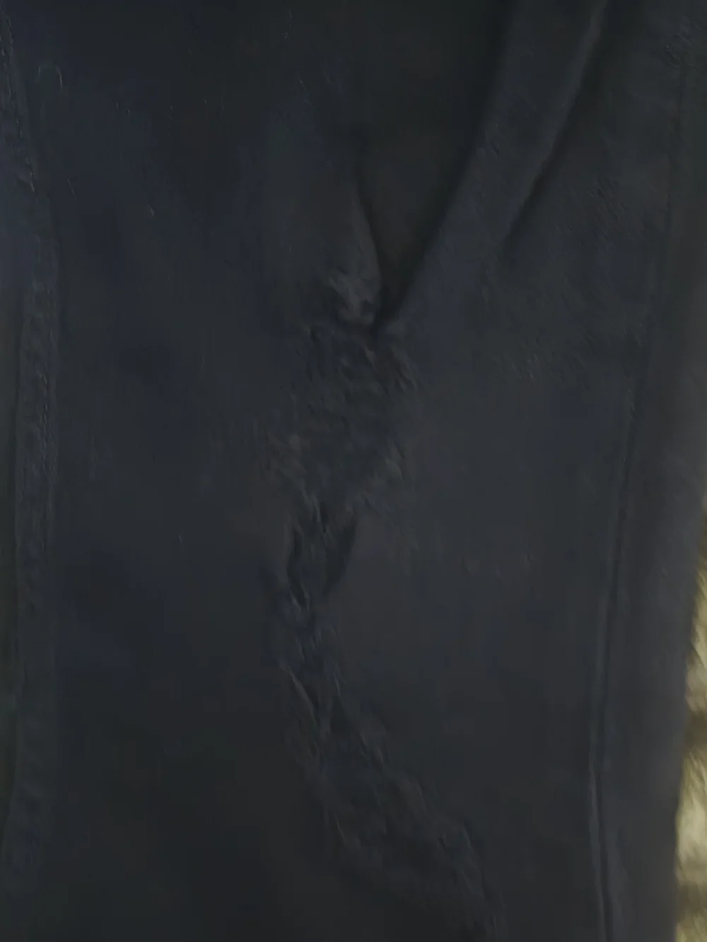 Men's Black Distressed Jeans -